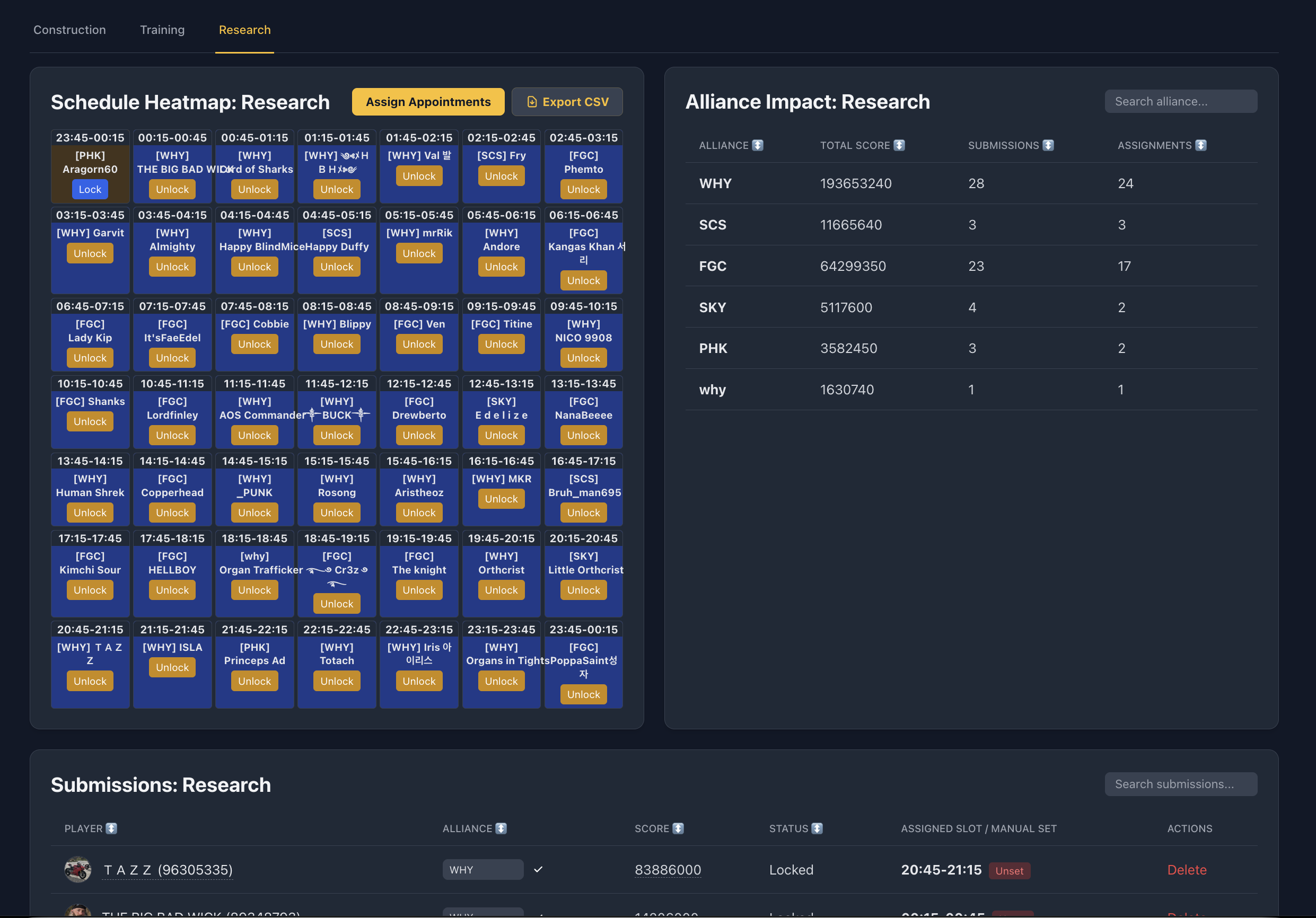 Admin Dashboard